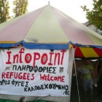 Tent, Infopoint in Mytilini