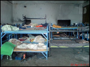 The facilities of the detention center have not changed at all.